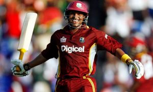 ramnaresh sarwan of west indies celebrates after completing his century Cricket Gurukul, GOLN