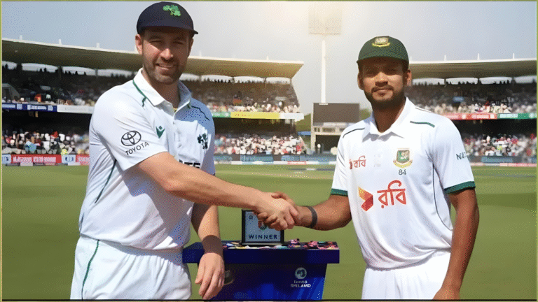 Bangladesh End Day One Strong as Ireland Close on 2708 in Sylhet Test Cricket Gurukul, GOLN