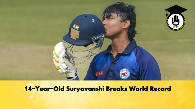 14 Year Old Suryavanshi Breaks World Record Cricket Gurukul, GOLN