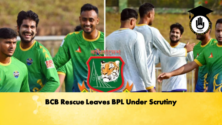 BCB Rescue Leaves BPL Under Scrutiny Cricket Gurukul, GOLN