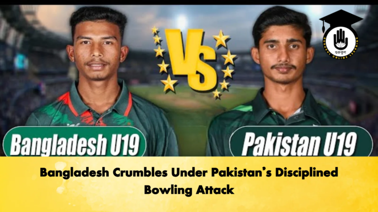 Bangladesh Crumbles Under Pakistans Disciplined Bowling Attack Cricket Gurukul, GOLN