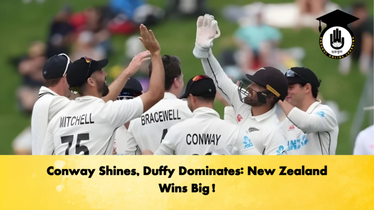 Conway Shines Duffy Dominates New Zealand Wins Big Cricket Gurukul, GOLN
