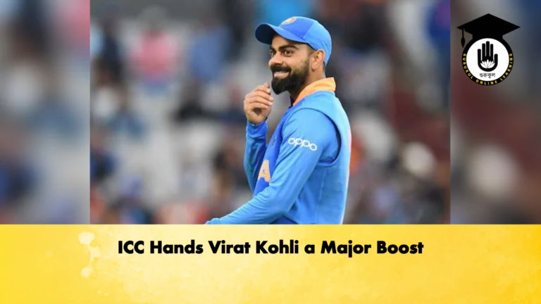 ICC Hands Virat Kohli a Major Boost Cricket Gurukul, GOLN