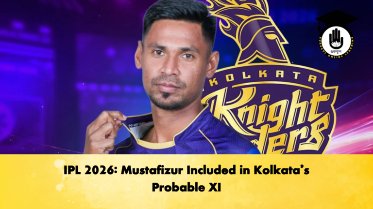 IPL 2026 Mustafizur Included in Kolkatas Probable XI Cricket Gurukul, GOLN