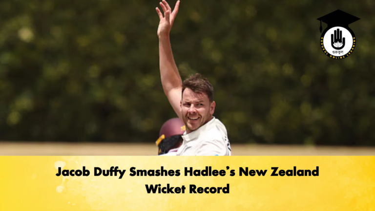Jacob Duffy Smashes Hadlees New Zealand Wicket Record Cricket Gurukul, GOLN