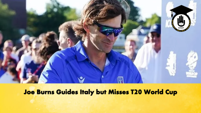 Joe Burns Guides Italy but Misses T20 World Cup Cricket Gurukul, GOLN