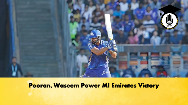 Pooran Waseem Power MI Emirates Victory Cricket Gurukul, GOLN