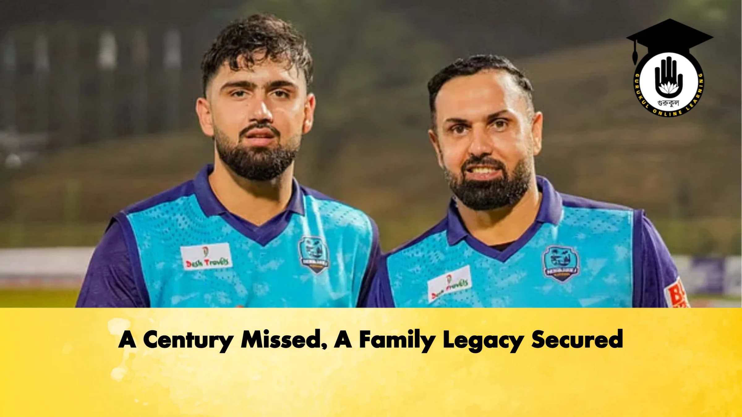 A Century Missed, A Family Legacy Secured 1 A Century Missed A Family Legacy Secured Cricket Gurukul, GOLN