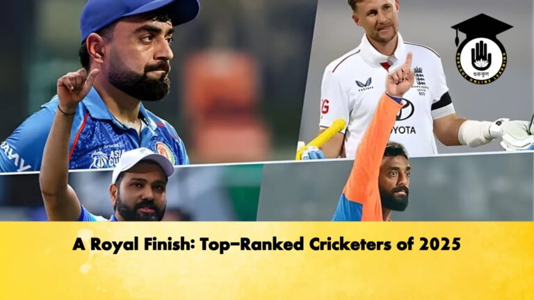 A Royal Finish Top Ranked Cricketers of 2025 Cricket Gurukul, GOLN
