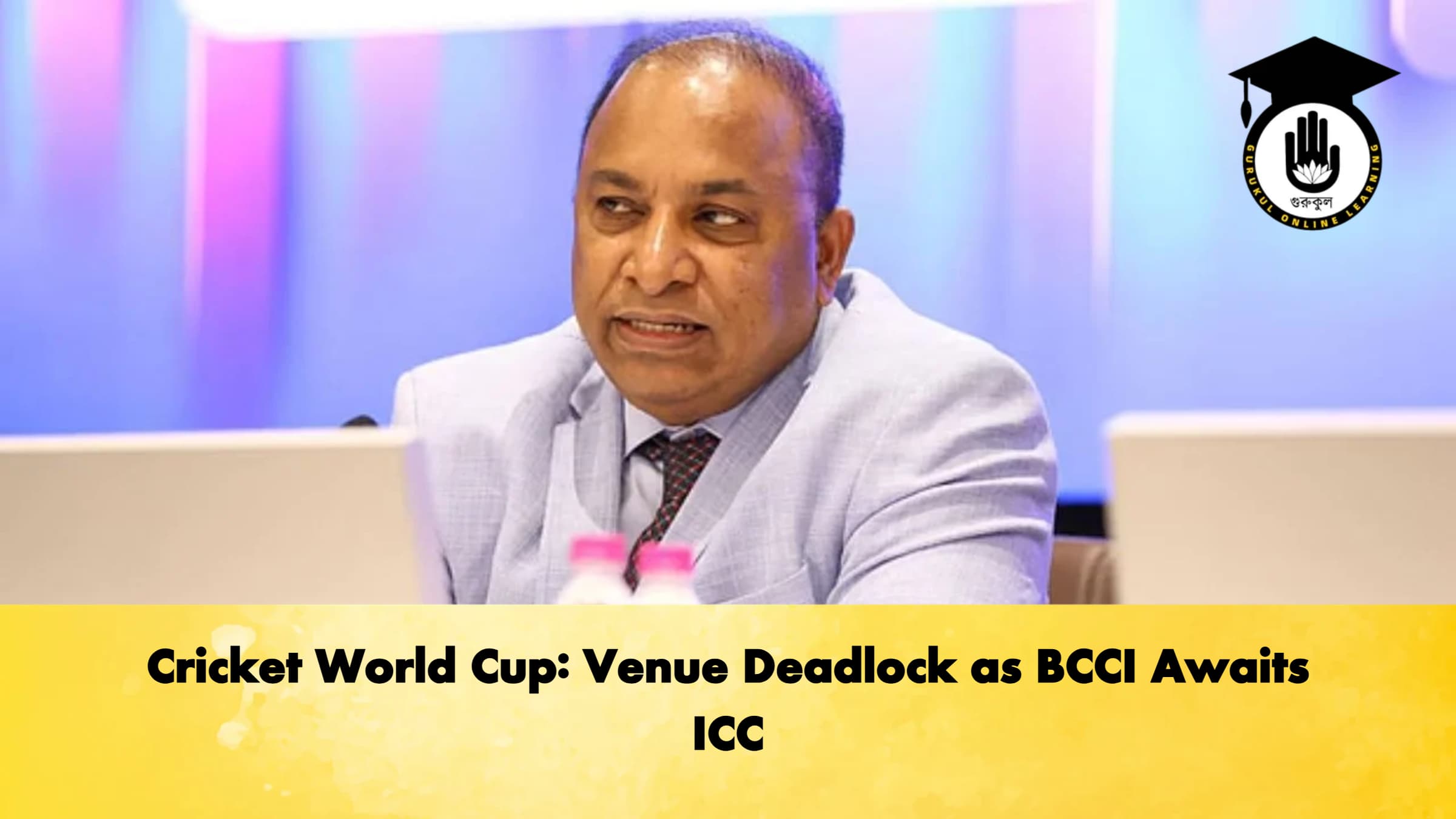 Cricket World Cup Venue Deadlock as BCCI Awaits ICC Cricket Gurukul, GOLN