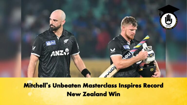 Mitchells Unbeaten Masterclass Inspires Record New Zealand Win Cricket Gurukul, GOLN