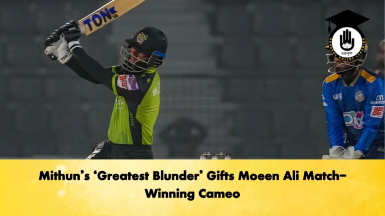 Mithuns ‘Greatest Blunder Gifts Moeen Ali Match Winning Cameo Cricket Gurukul, GOLN