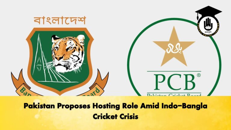 Pakistan Proposes Hosting Role Amid Indo Bangla Cricket Crisis Cricket Gurukul, GOLN