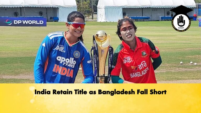 India Retain Title as Bangladesh Fall Short Cricket Gurukul, GOLN