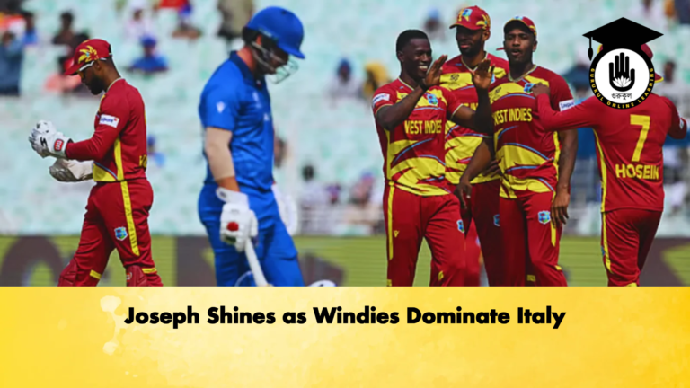 Joseph Shines as Windies Dominate Italy Cricket Gurukul, GOLN