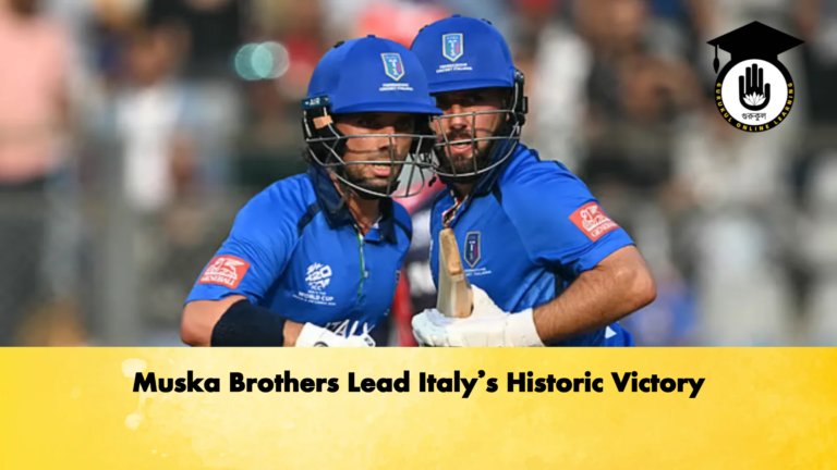 Muska Brothers Lead Italys Historic Victory Cricket Gurukul, GOLN