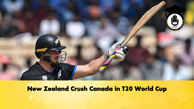 New Zealand Crush Canada in T20 World Cup Cricket Gurukul, GOLN