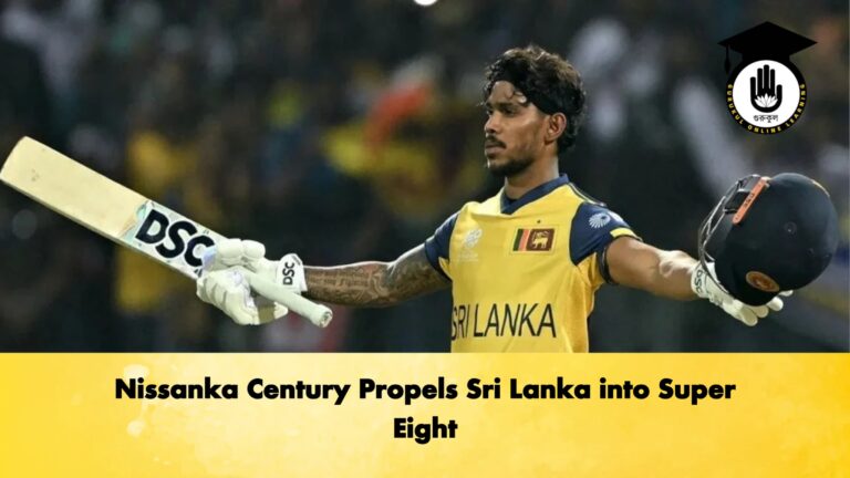 Nissankas Century Propels Sri Lanka into Super Eight Cricket Gurukul, GOLN