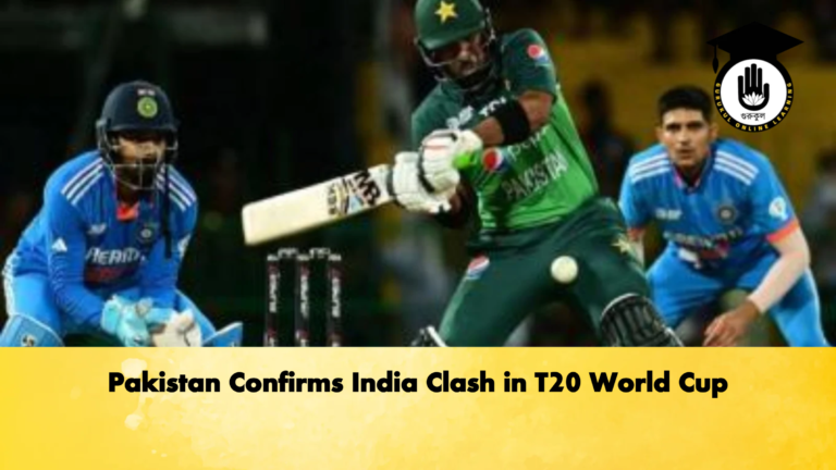 Pakistan Confirms India Clash in T20 World Cup Cricket Gurukul, GOLN