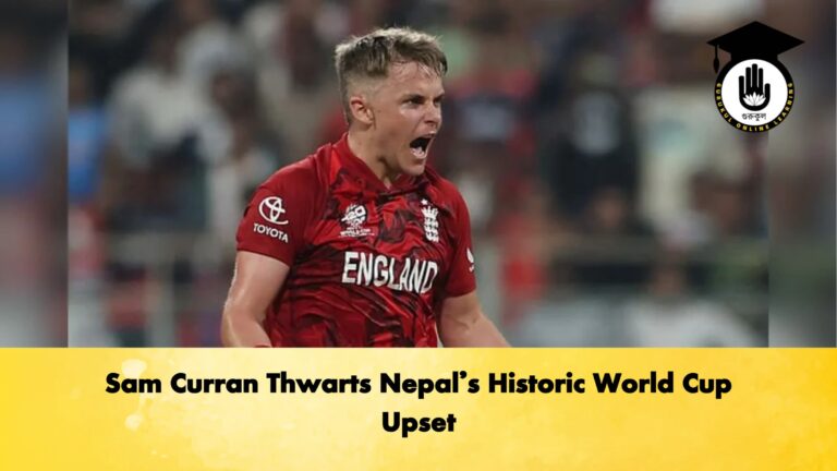 Sam Curran Thwarts Nepals Historic World Cup Upset 1 Cricket Gurukul, GOLN