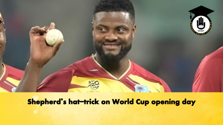 Shepherds hat trick on World Cup opening day Cricket Gurukul, GOLN