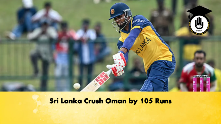 Sri Lanka Crush Oman by 105 Runs Cricket Gurukul, GOLN