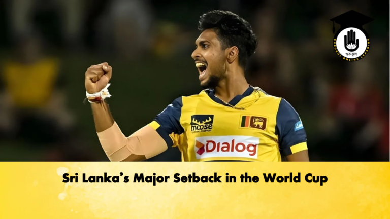 Sri Lankas Major Setback in the World Cup Cricket Gurukul, GOLN