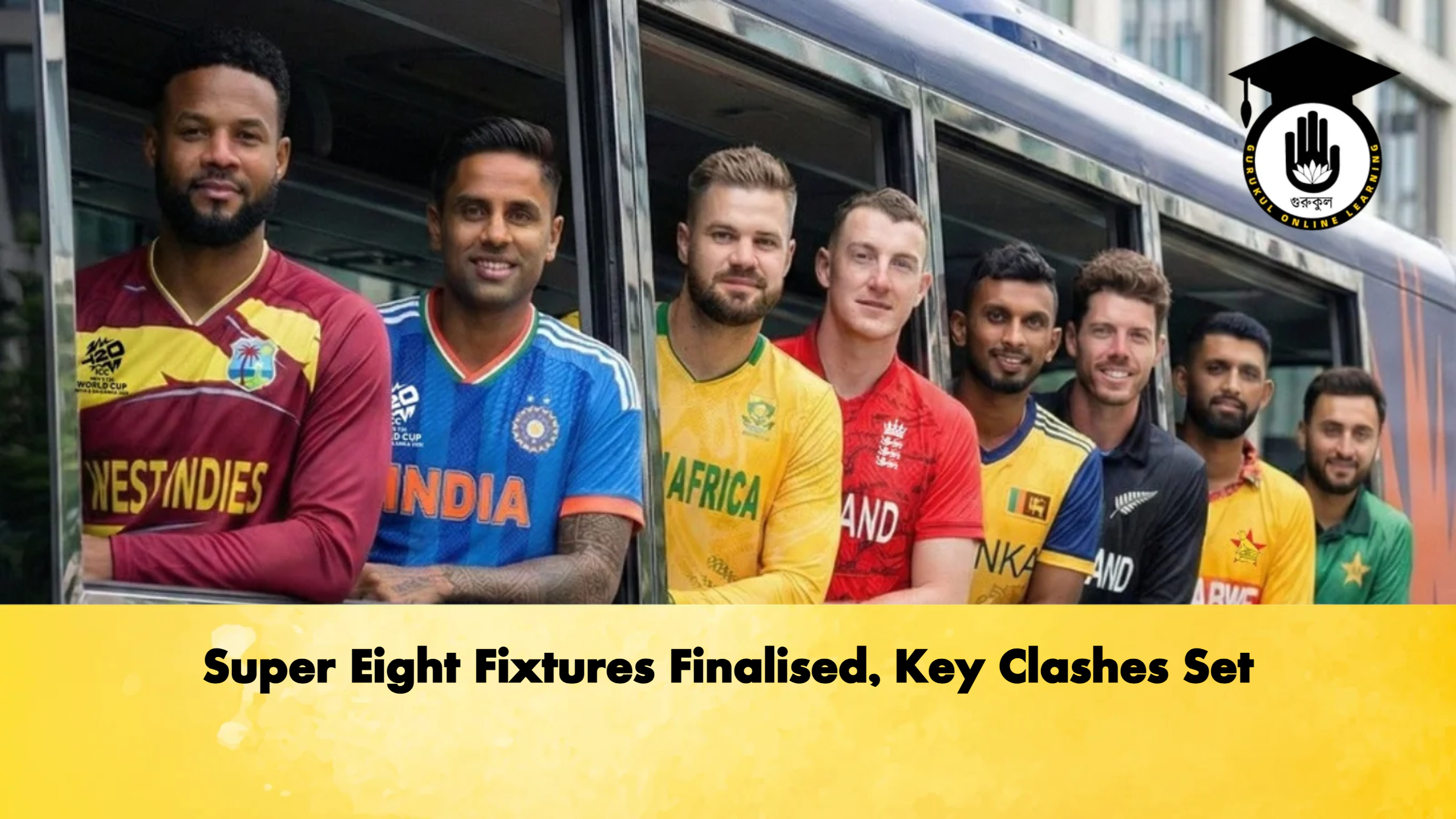 Super Eight Fixtures Finalised Key Clashes Set Cricket Gurukul, GOLN
