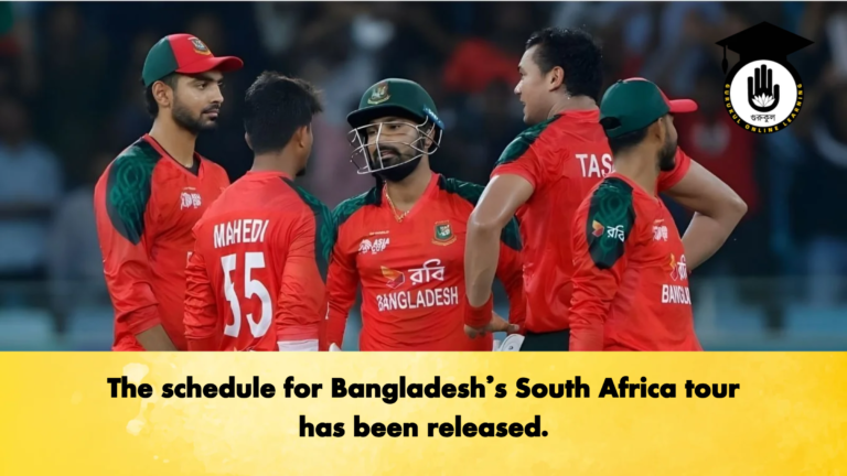 The schedule for Bangladeshs South Africa tour has been released Cricket Gurukul, GOLN