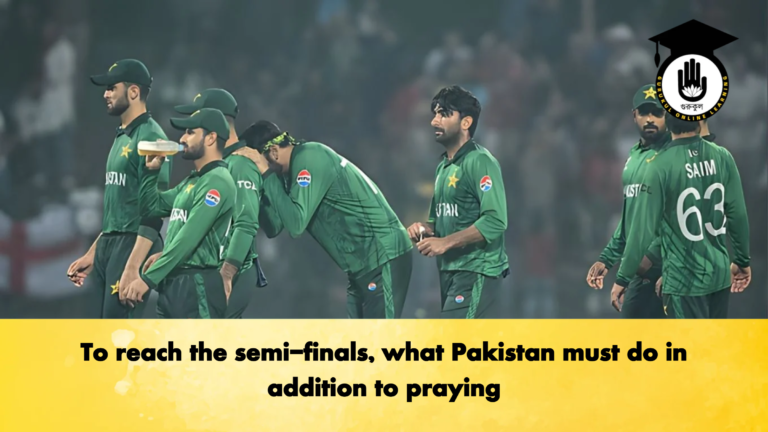 To reach the semi finals what Pakistan must do in addition to praying Cricket Gurukul, GOLN