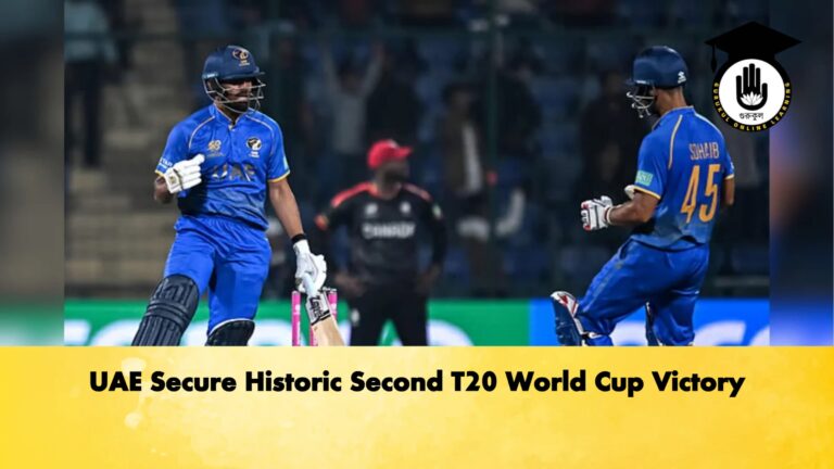 UAE Secure Historic Second T20 World Cup Victory Cricket Gurukul, GOLN