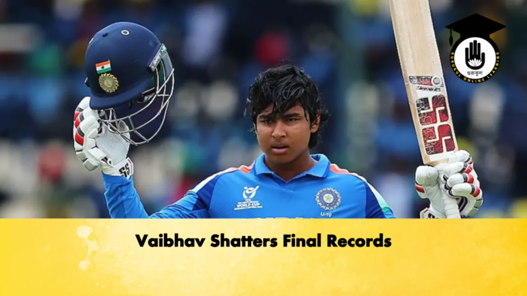 Vaibhav Shatters Final Records Cricket Gurukul, GOLN