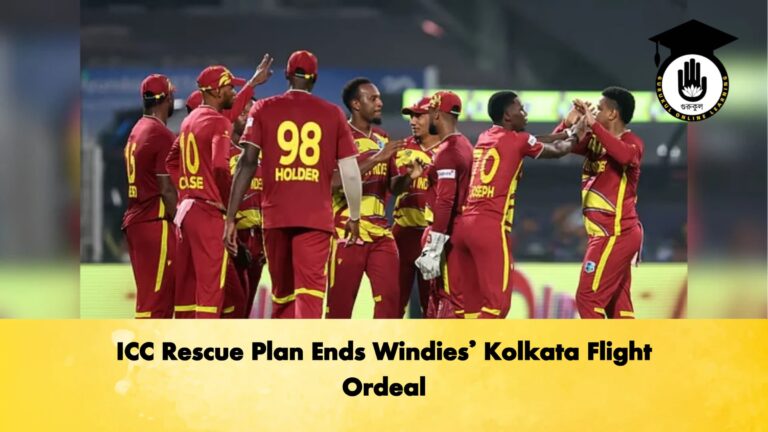 ICC Rescue Plan Ends Windies Kolkata Flight Ordeal Cricket Gurukul, GOLN