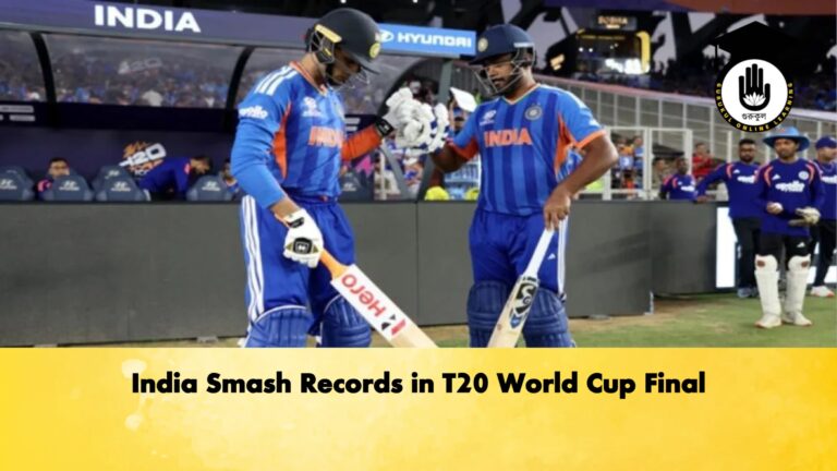 India Smash Records in T20 World Cup Final Cricket Gurukul, GOLN