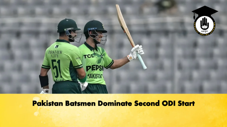 Pakistan Batsmen Dominate Second ODI Start 2 Cricket Gurukul, GOLN