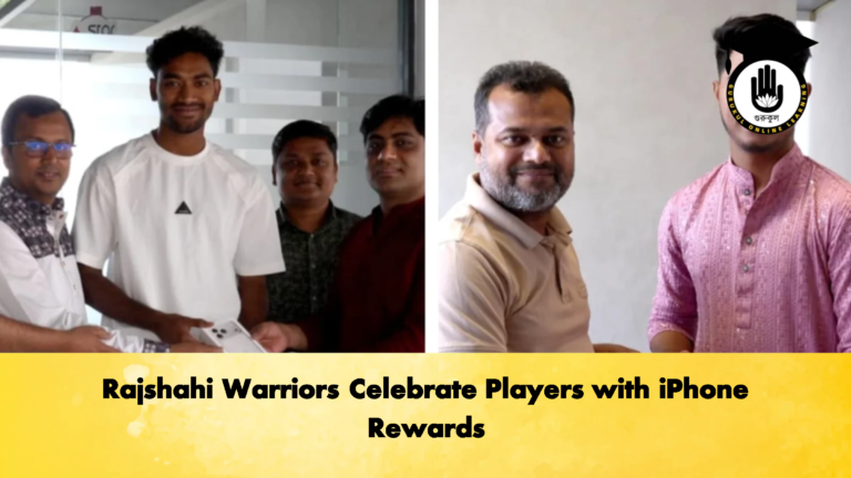 Rajshahi Warriors Celebrate Players with iPhone Rewards Cricket Gurukul, GOLN