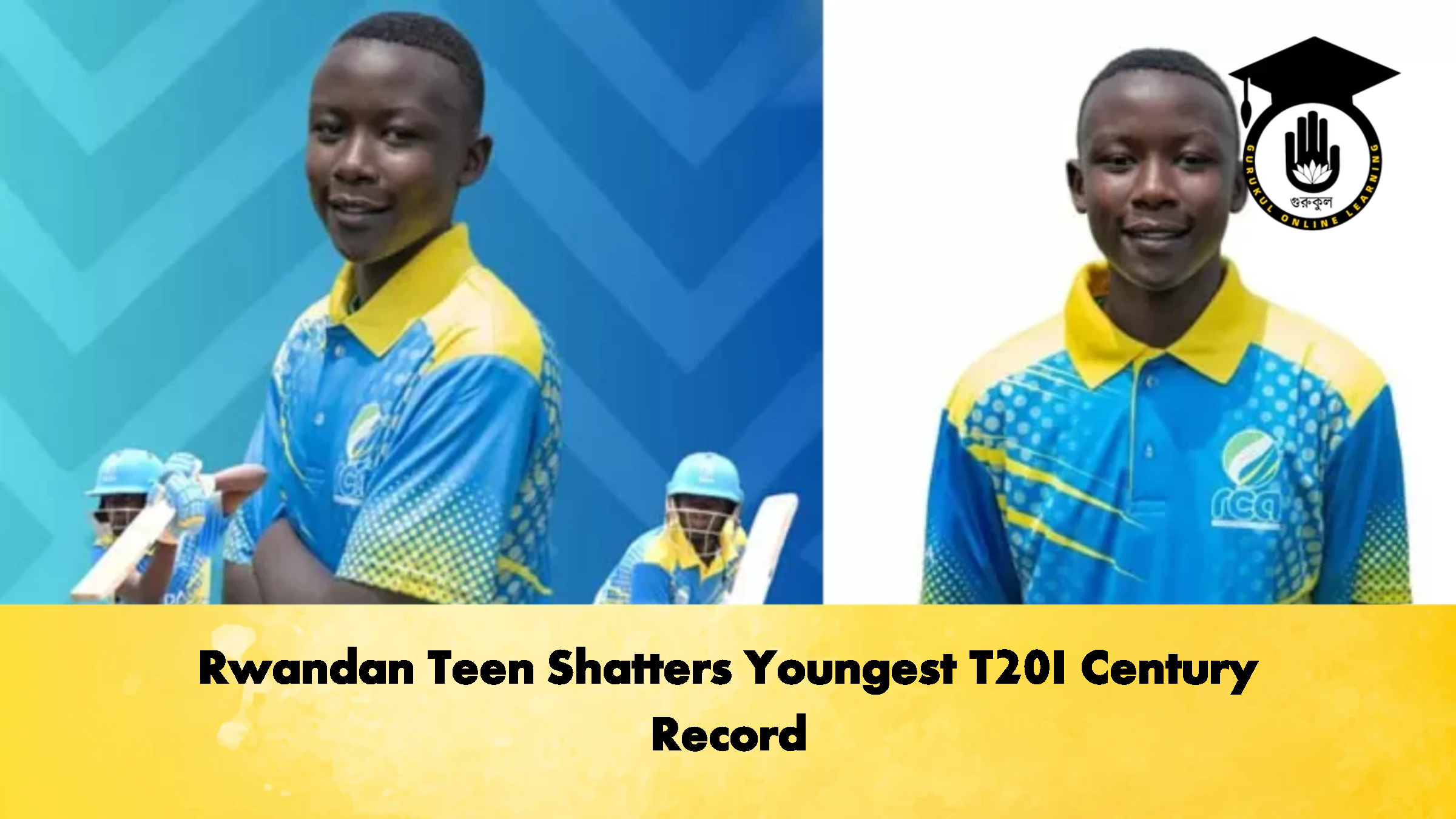 Rwandan Teen Shatters Youngest T20I Century Record Cricket Gurukul, GOLN