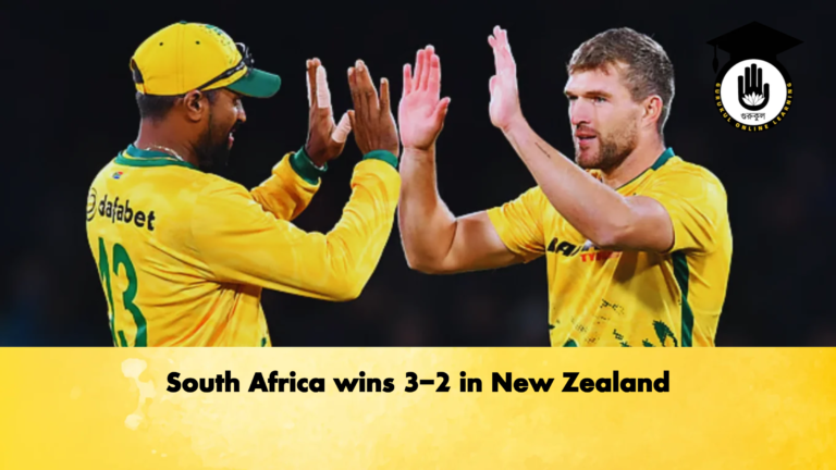 South Africa wins 3 2 in New Zealand Cricket Gurukul, GOLN
