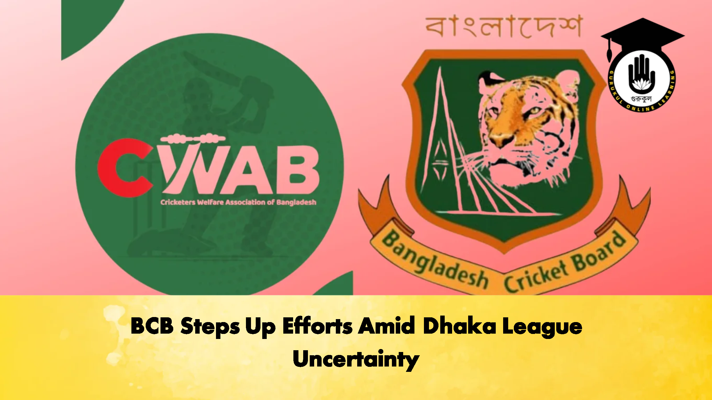 BCB Steps Up Efforts Amid Dhaka League Uncertainty 3 Cricket Gurukul, GOLN