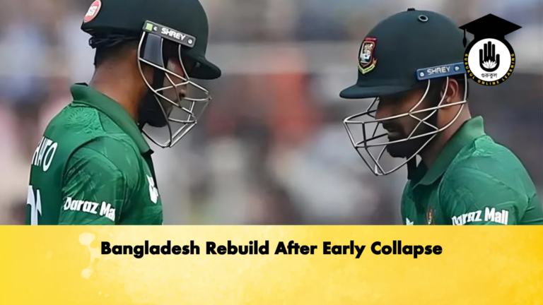 Bangladesh Rebuild After Early Collapse Cricket Gurukul, GOLN
