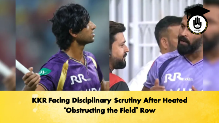 KKR Facing Disciplinary Scrutiny After Heated Obstructing the Field Row Cricket Gurukul, GOLN