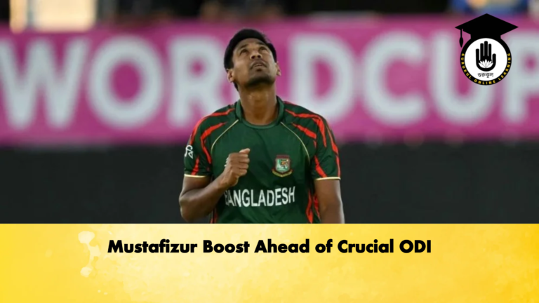 Mustafizur Boost Ahead of Crucial ODI Cricket Gurukul, GOLN