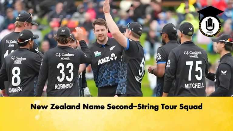 New Zealand Name Second String Tour Squad Cricket Gurukul, GOLN