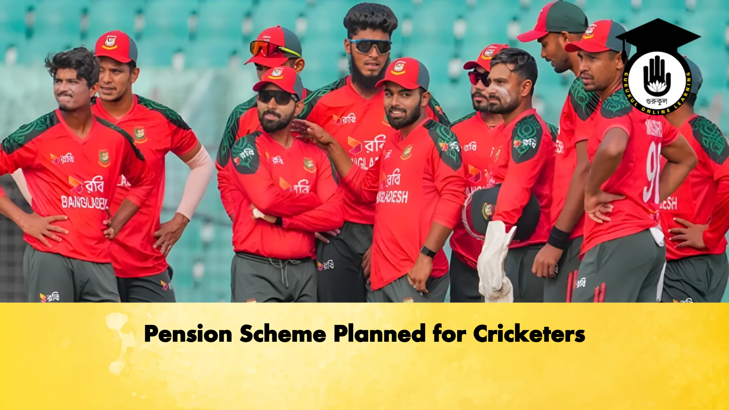 Pension Scheme Planned for Cricketers 1 Pension Scheme Planned for Cricketers Cricket Gurukul, GOLN