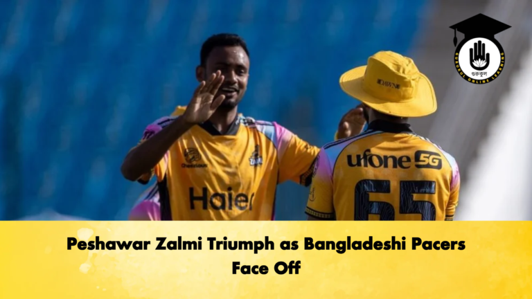 Peshawar Zalmi Triumph as Bangladeshi Pacers Face Off Cricket Gurukul, GOLN