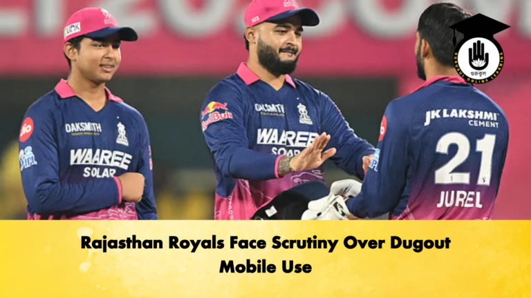 Rajasthan Royals Face Scrutiny Over Dugout Mobile Use Cricket Gurukul, GOLN