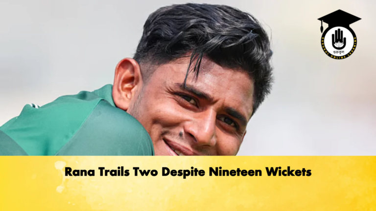 Rana Trails Two Despite Nineteen Wickets Cricket Gurukul, GOLN
