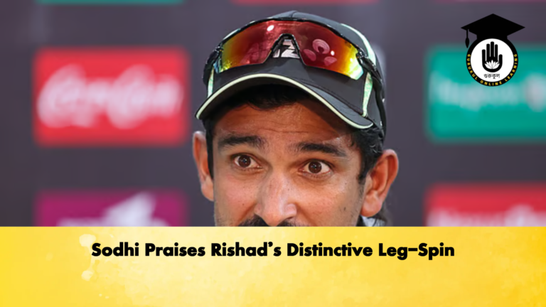 Sodhi Praises Rishads Distinctive Leg Spin Cricket Gurukul, GOLN