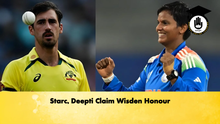 Starc Deepti Claim Wisden Honour Cricket Gurukul, GOLN