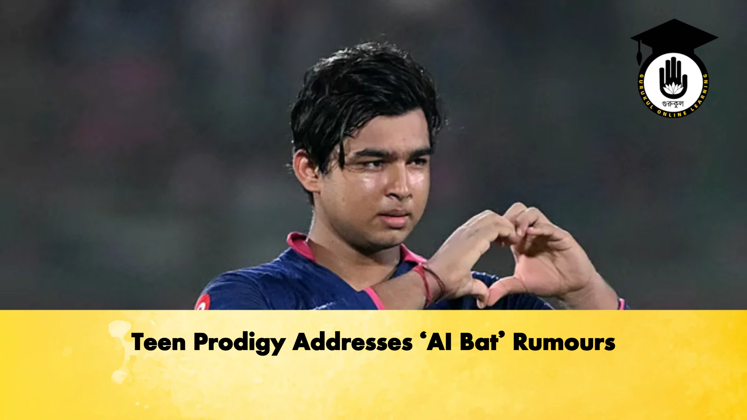 Teen Prodigy Addresses ‘AI Bat Rumours Cricket Gurukul, GOLN